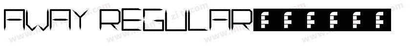 Away Regular字体转换